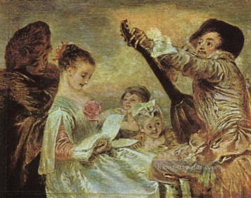  musik - der Musikunterricht Jean Antoine Watteau